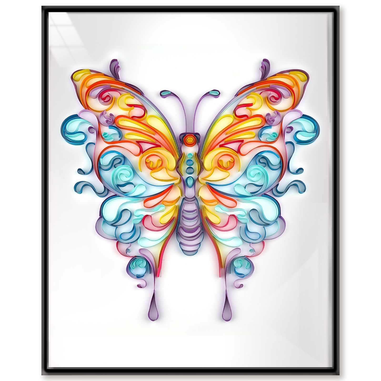3D Quilling Paper Butterfly Craft Kit