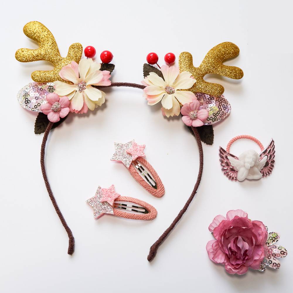 Kids' Christmas Hair Clips