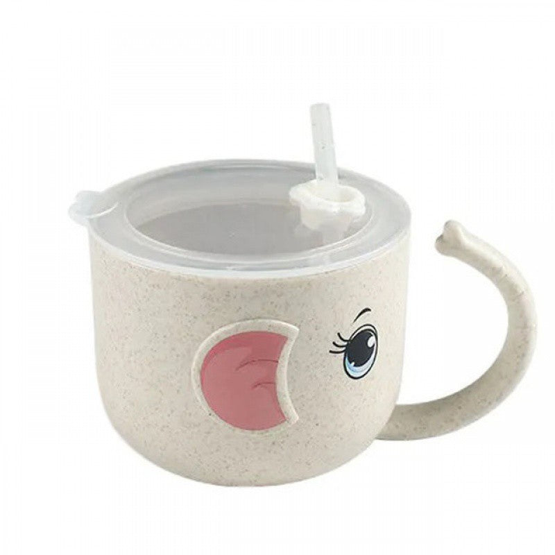 Bone China Straw Mug