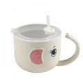 Bone China Straw Mug