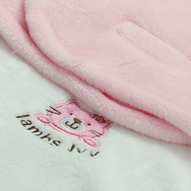 Soft Embroidered Baby Swaddle
