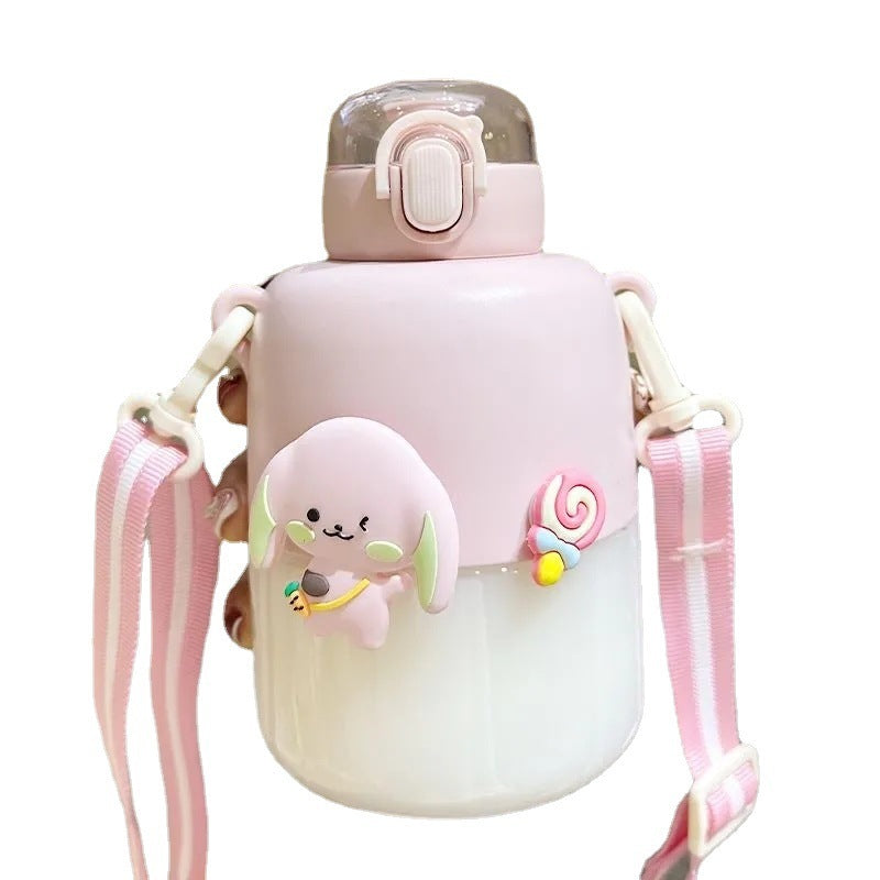 Girls' Cute Sports Water Bottle (700 ml)