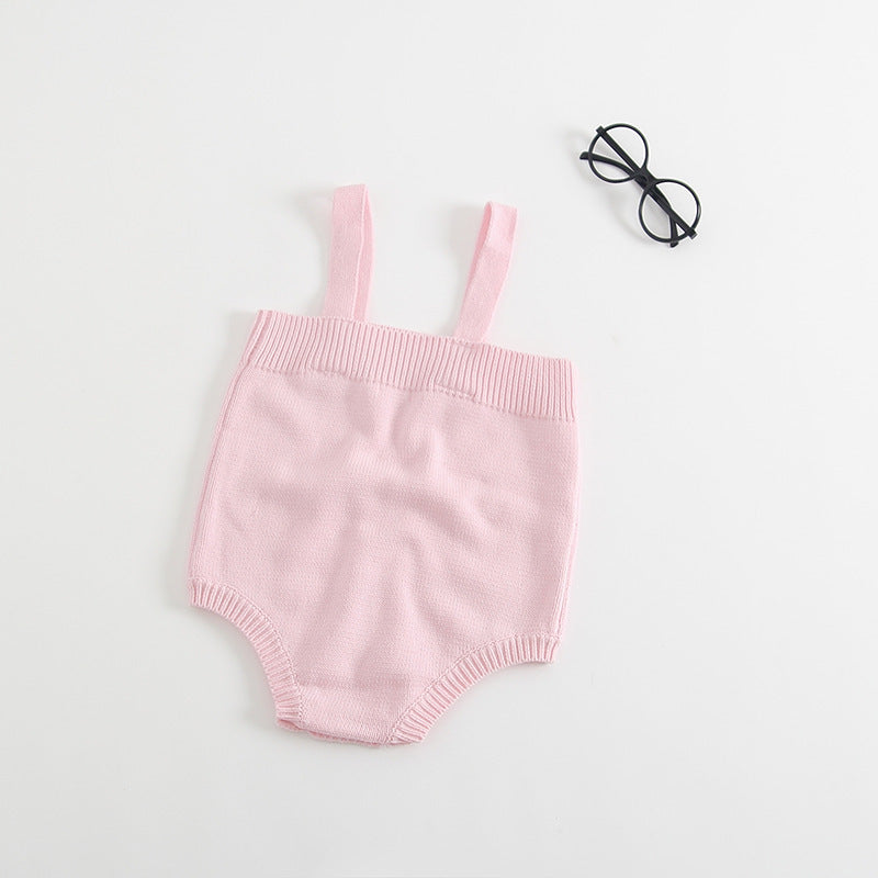 Baby Knitted Sleeveless Onesie