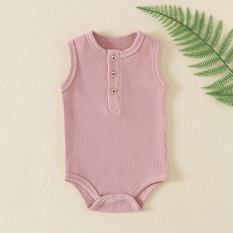 Newborn Knitted Sleeveless Romper