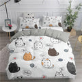 Kitten Cartoon Duvet Set