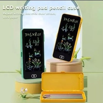 2-in-1 LCD Tablet Pencil Case