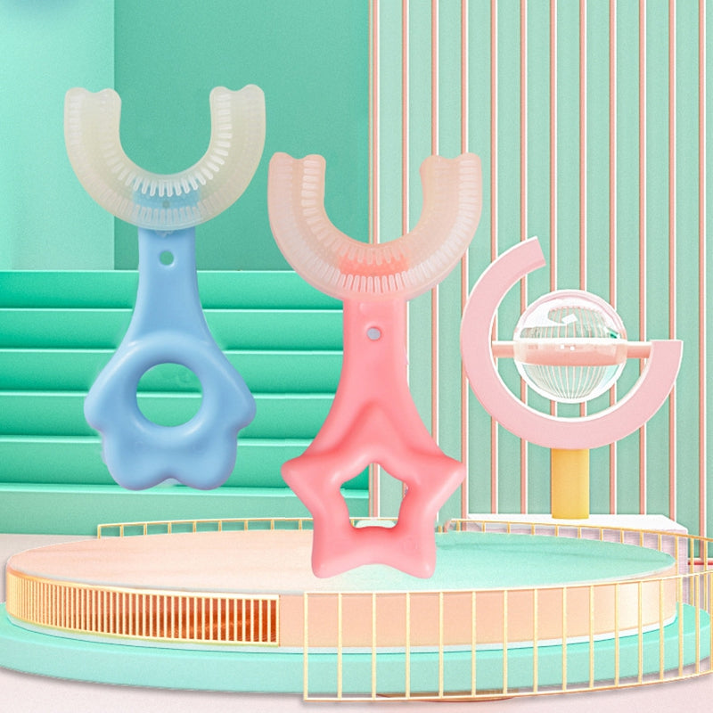 U-Shaped Silicone Baby Toothbrush