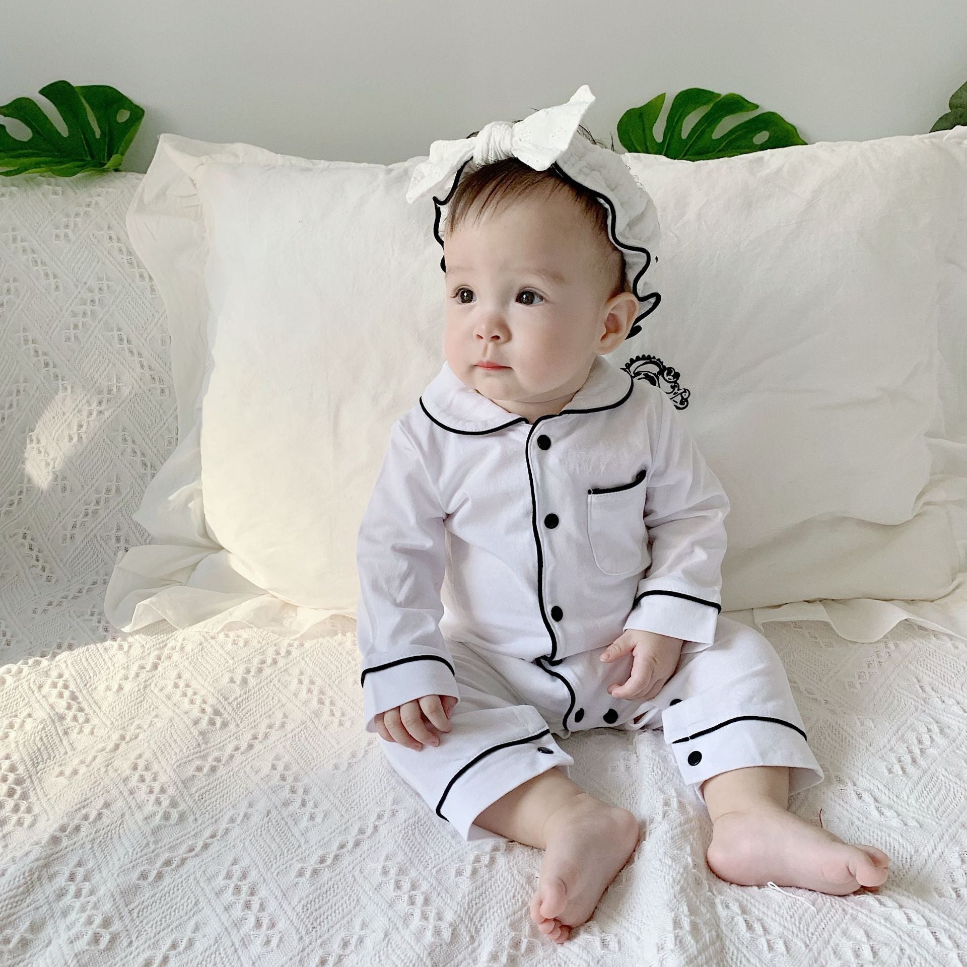 Baby Solid-Color Cotton Onesie