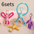 Giraffe Pop-Tube Fidget Toy