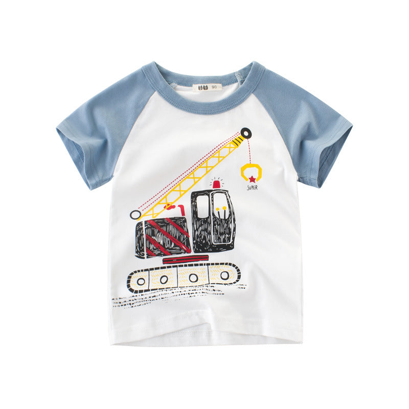 Kids' Cartoon Car Tee