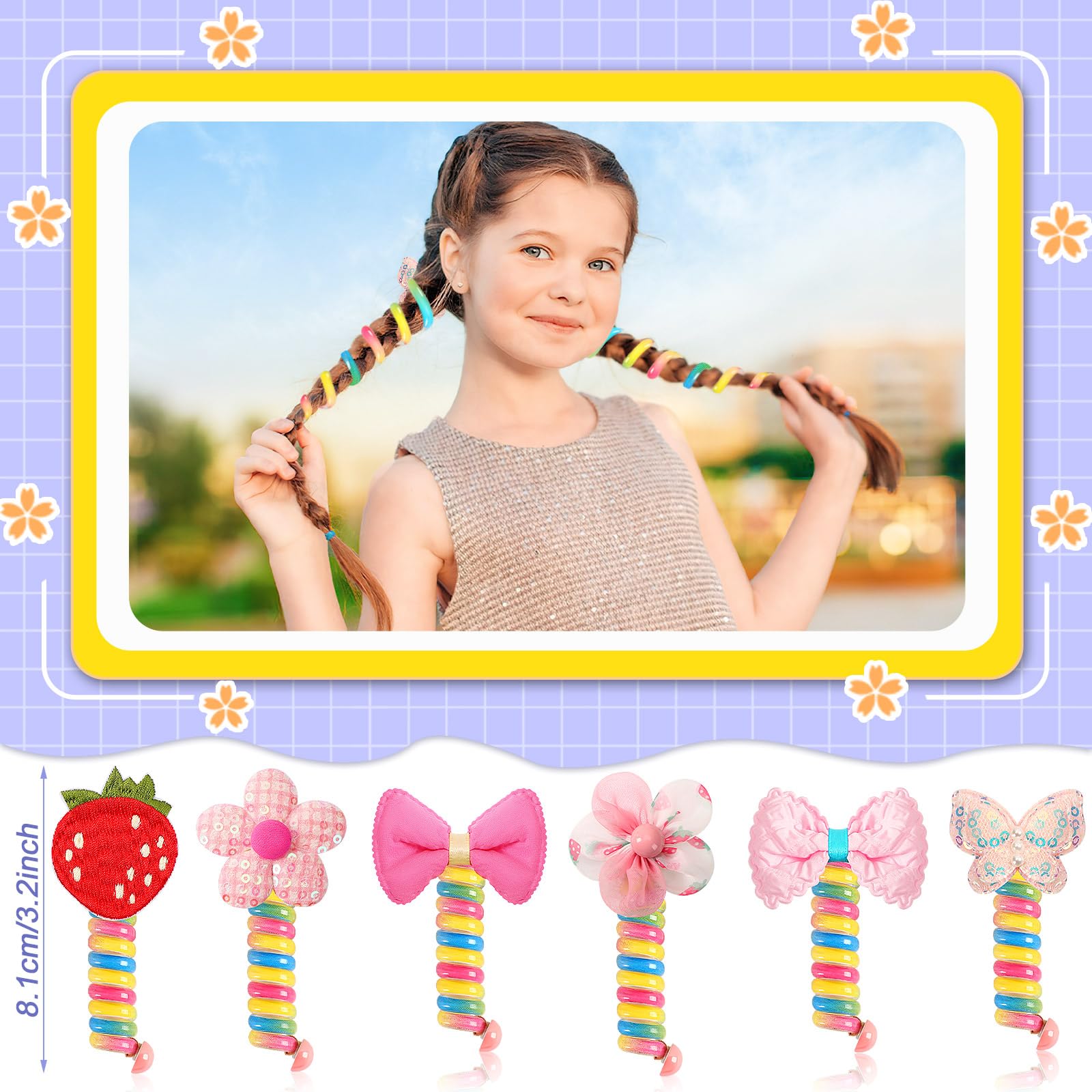 Spiral Coil Hair Ties (6-Pack)