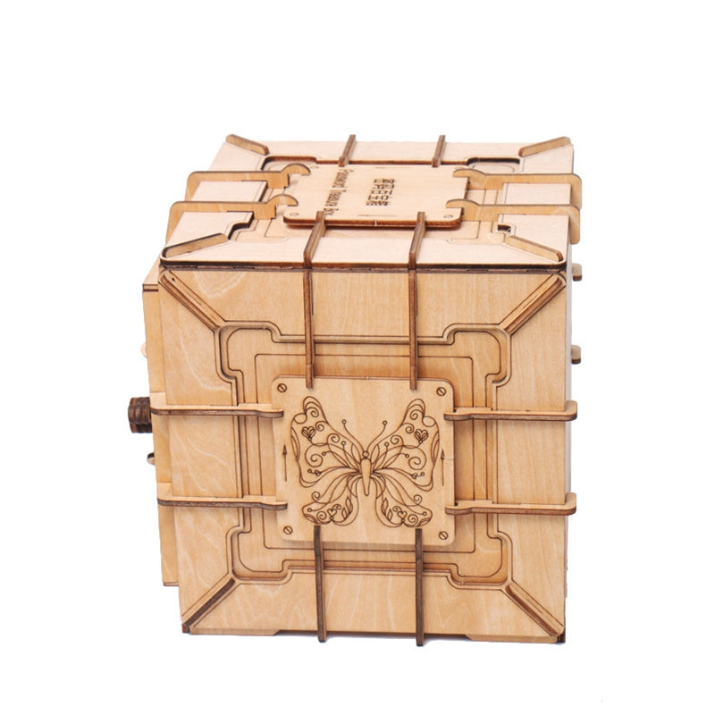 Wooden Puzzle Treasure Box