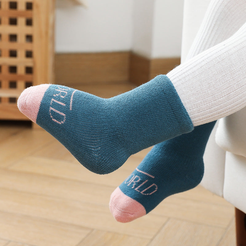 Baby Combed-Cotton Warm Socks