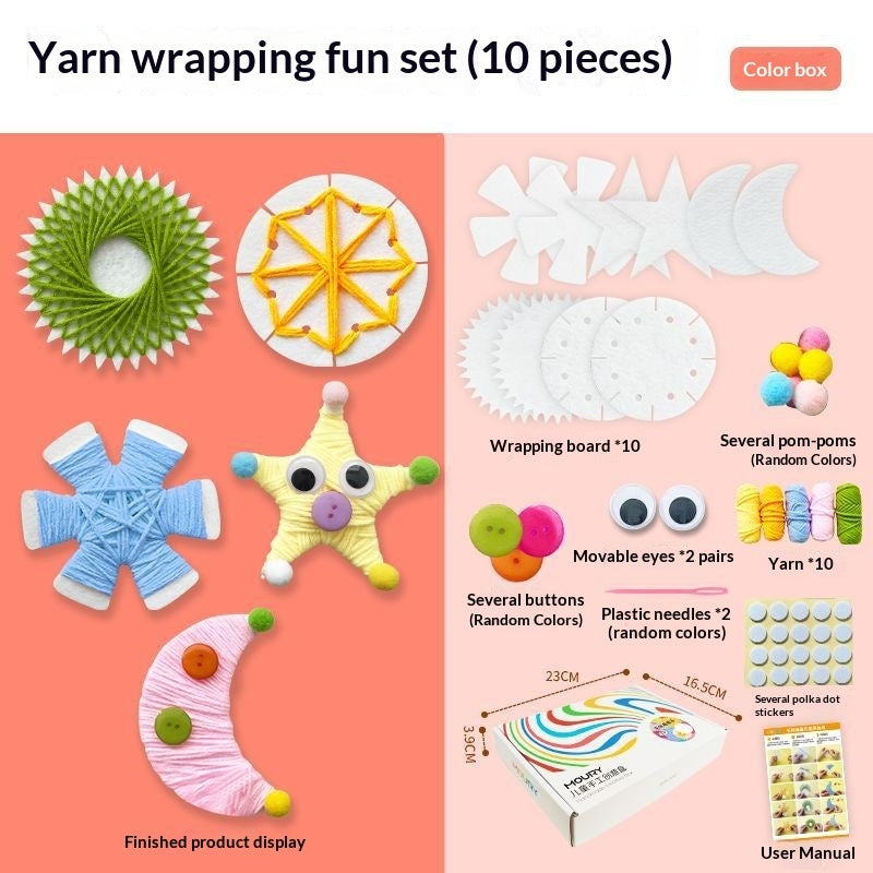 Kids' Yarn-Wrapping Craft Kit