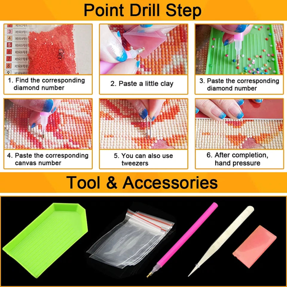 Rhinestone Diamond Art Craft Kit
