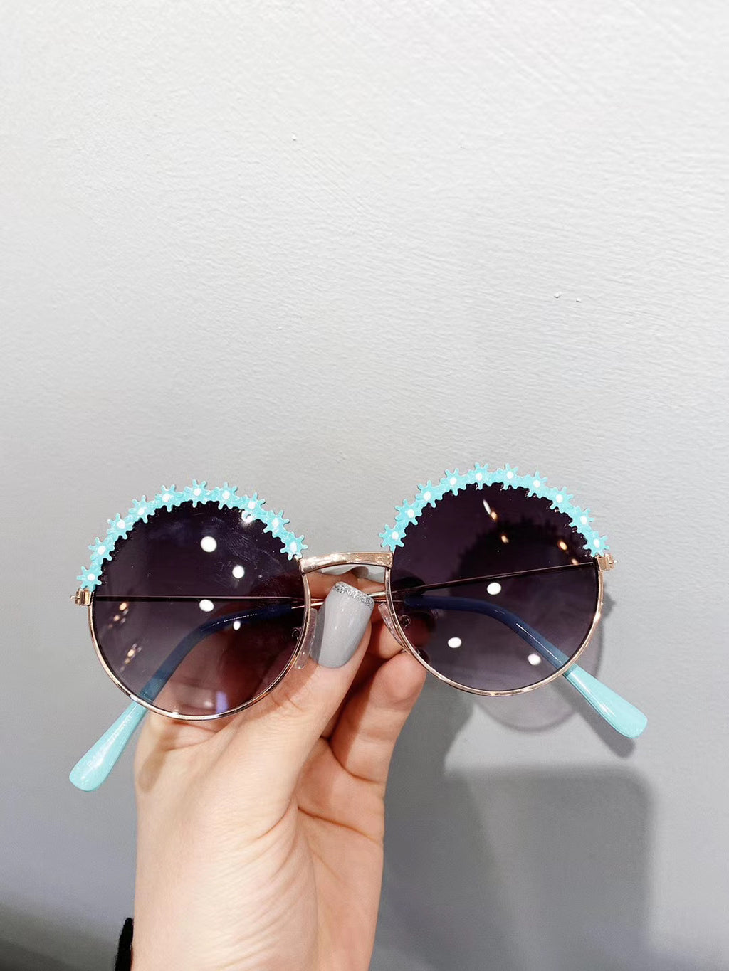 Kids' Flower Metal Sunglasses