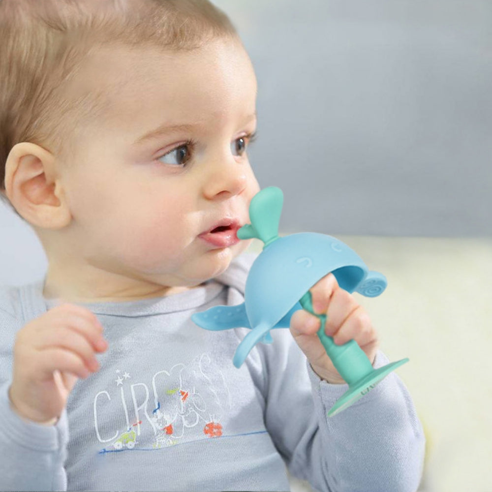 Whale Silicone Teether