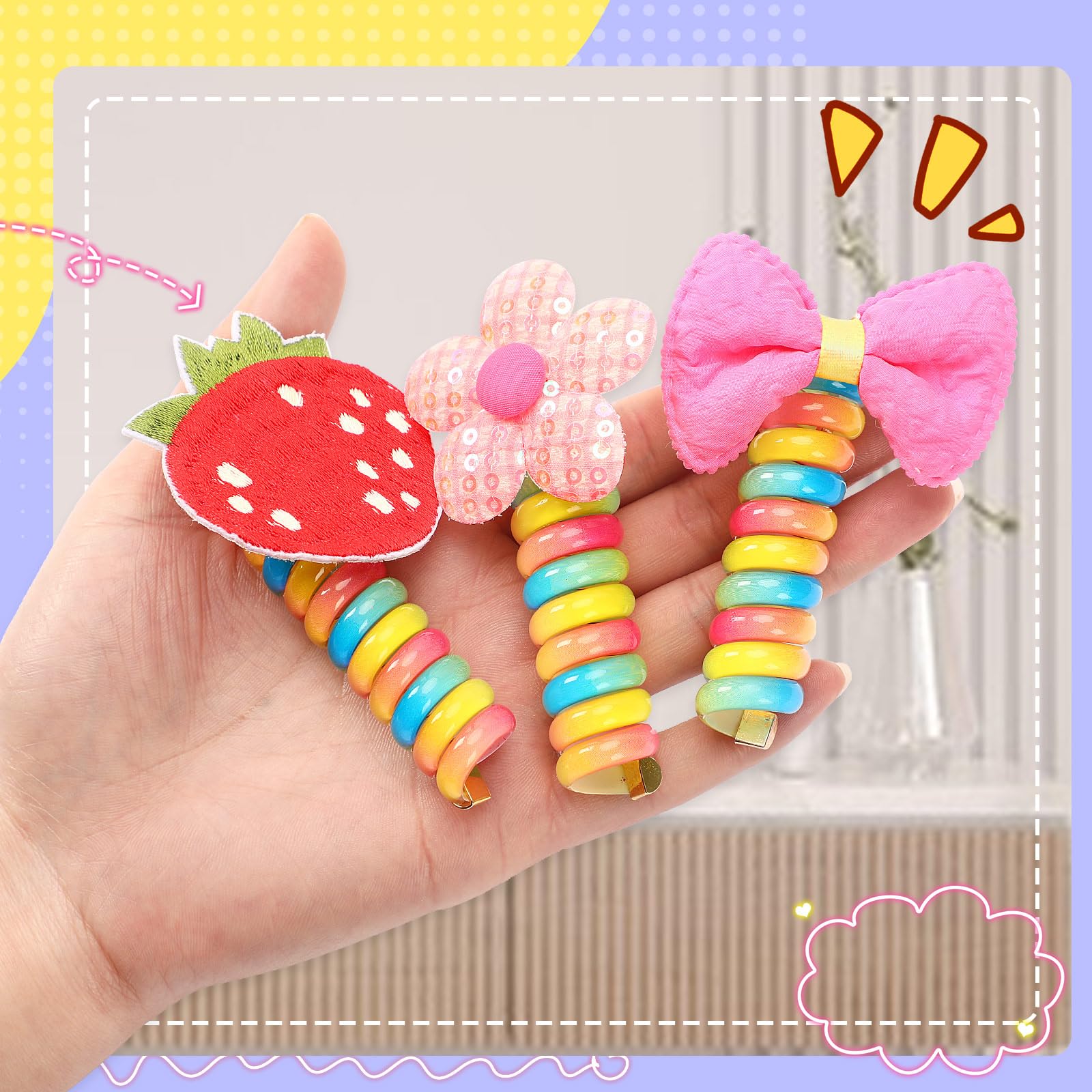 Spiral Coil Hair Ties (6-Pack)