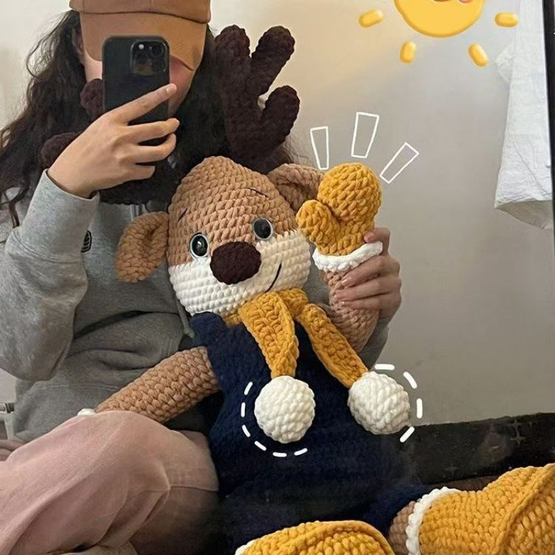 Chunky Yarn Crochet Fawn Craft Kit
