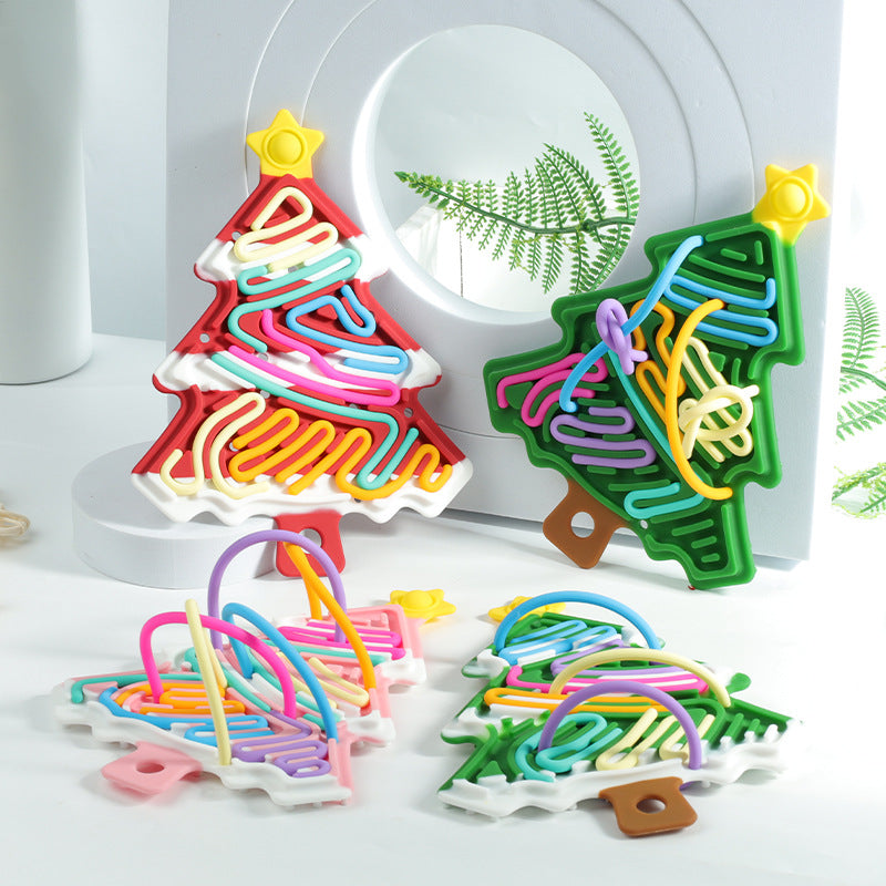 Christmas Tree Pop Fidget Plate