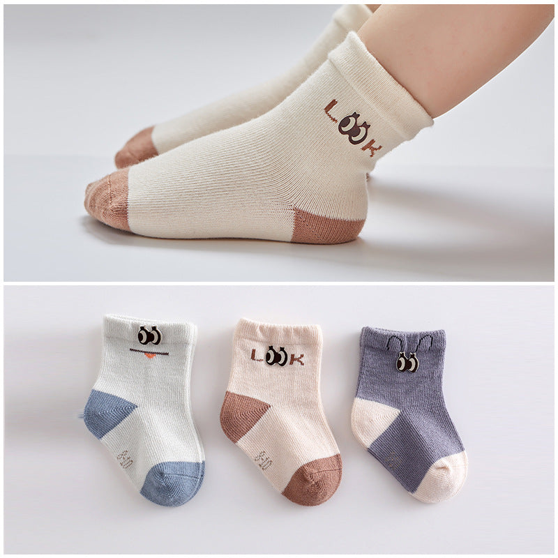 Baby Cartoon Boneless Cotton Socks