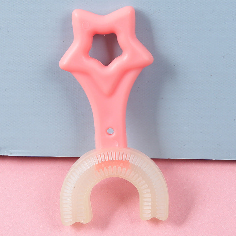 U-Shaped Silicone Baby Toothbrush