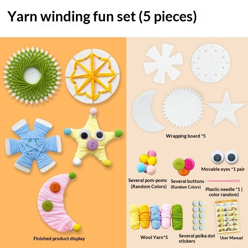 Kids' Yarn-Wrapping Craft Kit