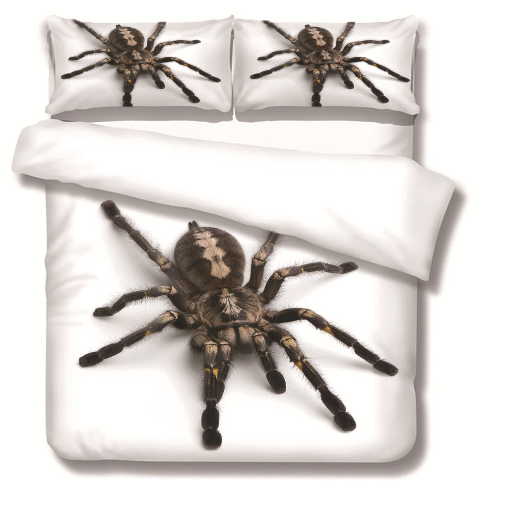 Spider Print Duvet Set (3-Piece)