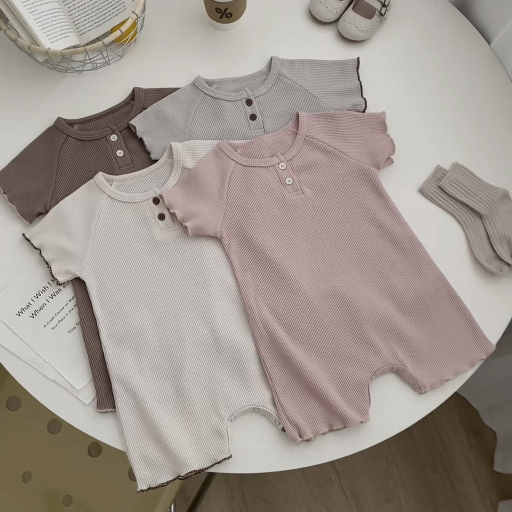 Baby Short-Sleeve Going-Out Romper