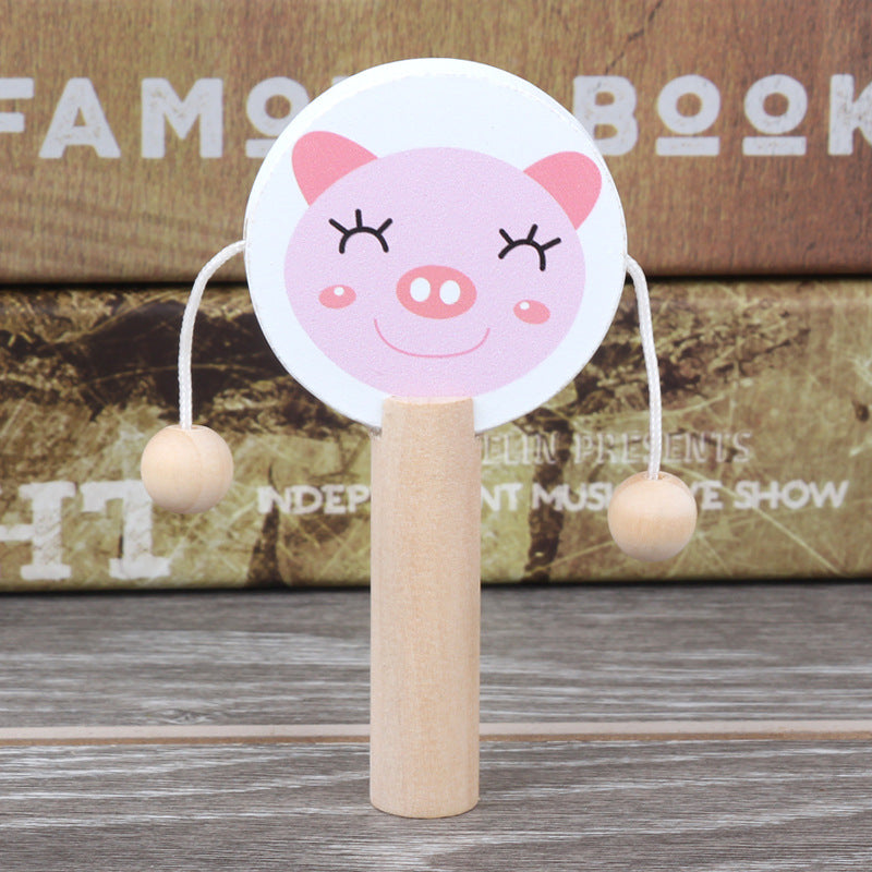 Wooden Rattle Drum