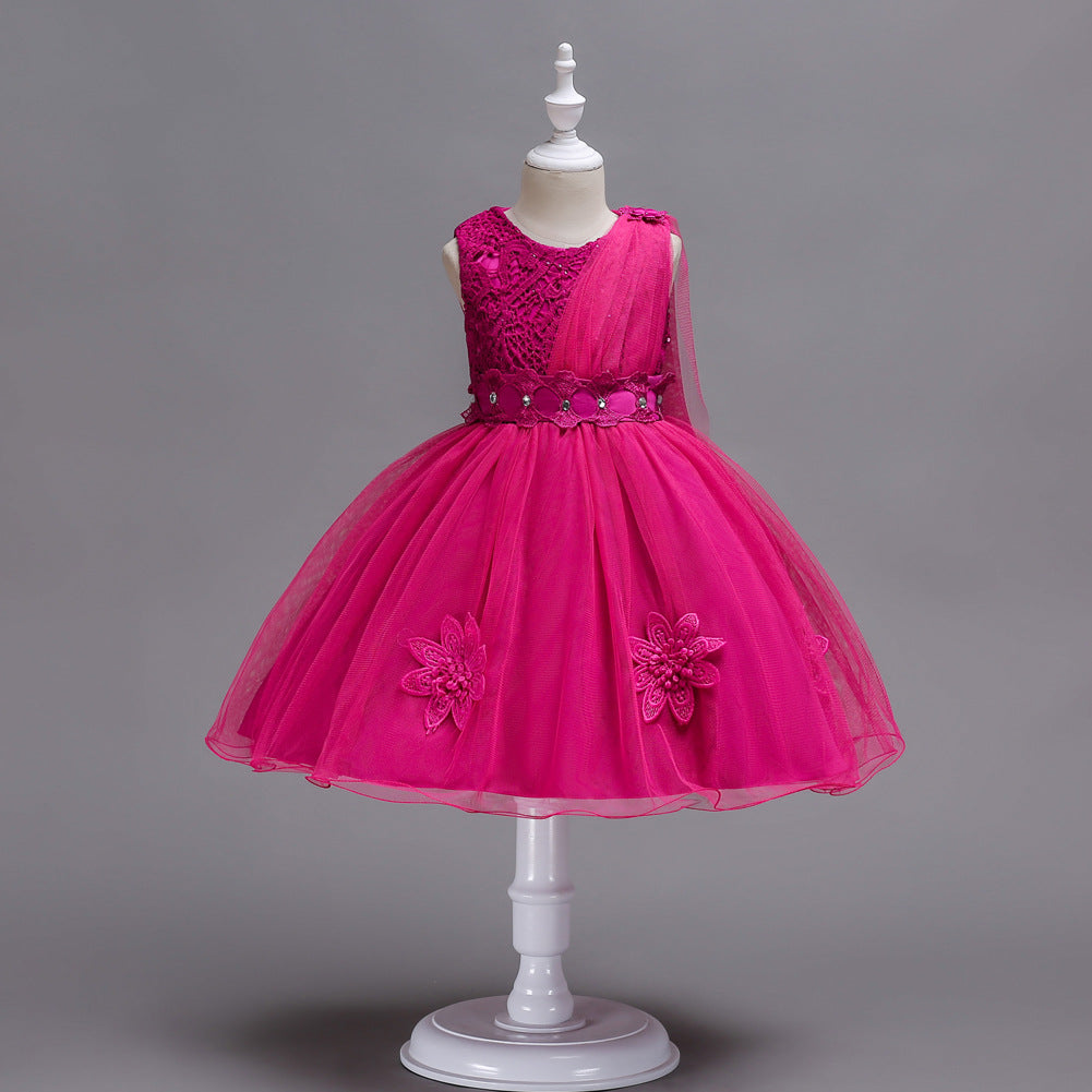 Baby Girl Satin-Blend Dress