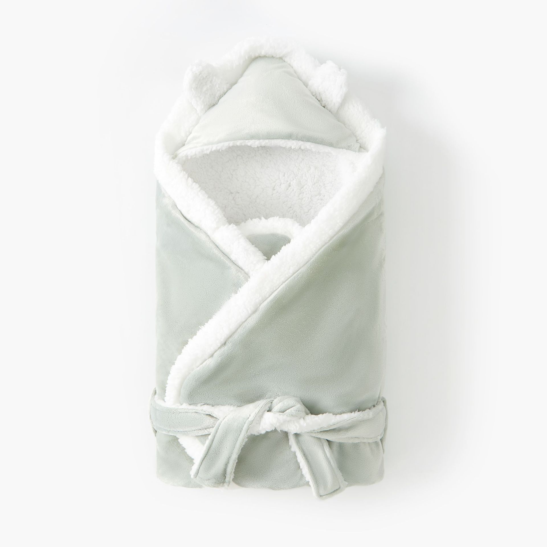Solid-Color Velvet Swaddle Blanket