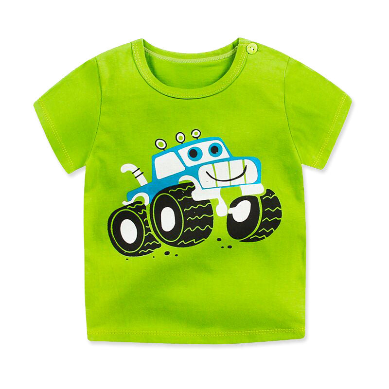 Kids' Animal-Print Cotton Tee