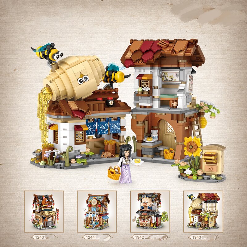 Chinese Street-View Building Set