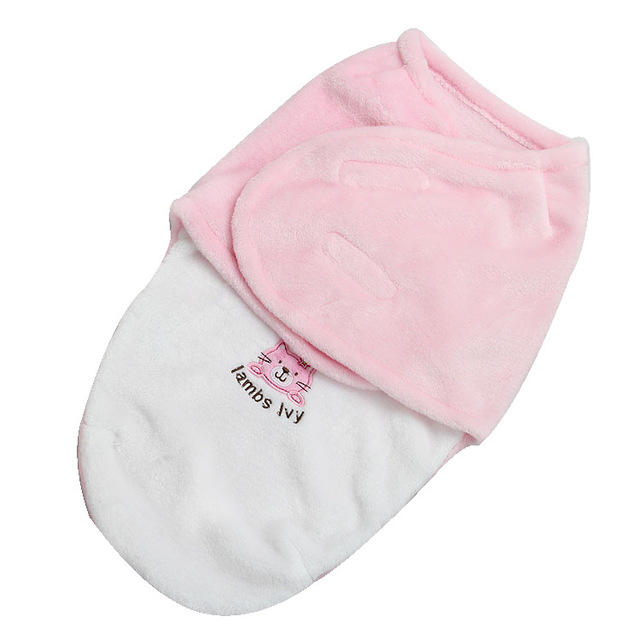 Soft Embroidered Baby Swaddle