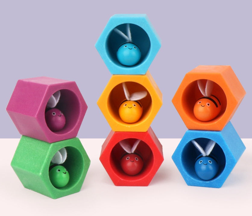 Wooden Bee-Catching Coordination Game