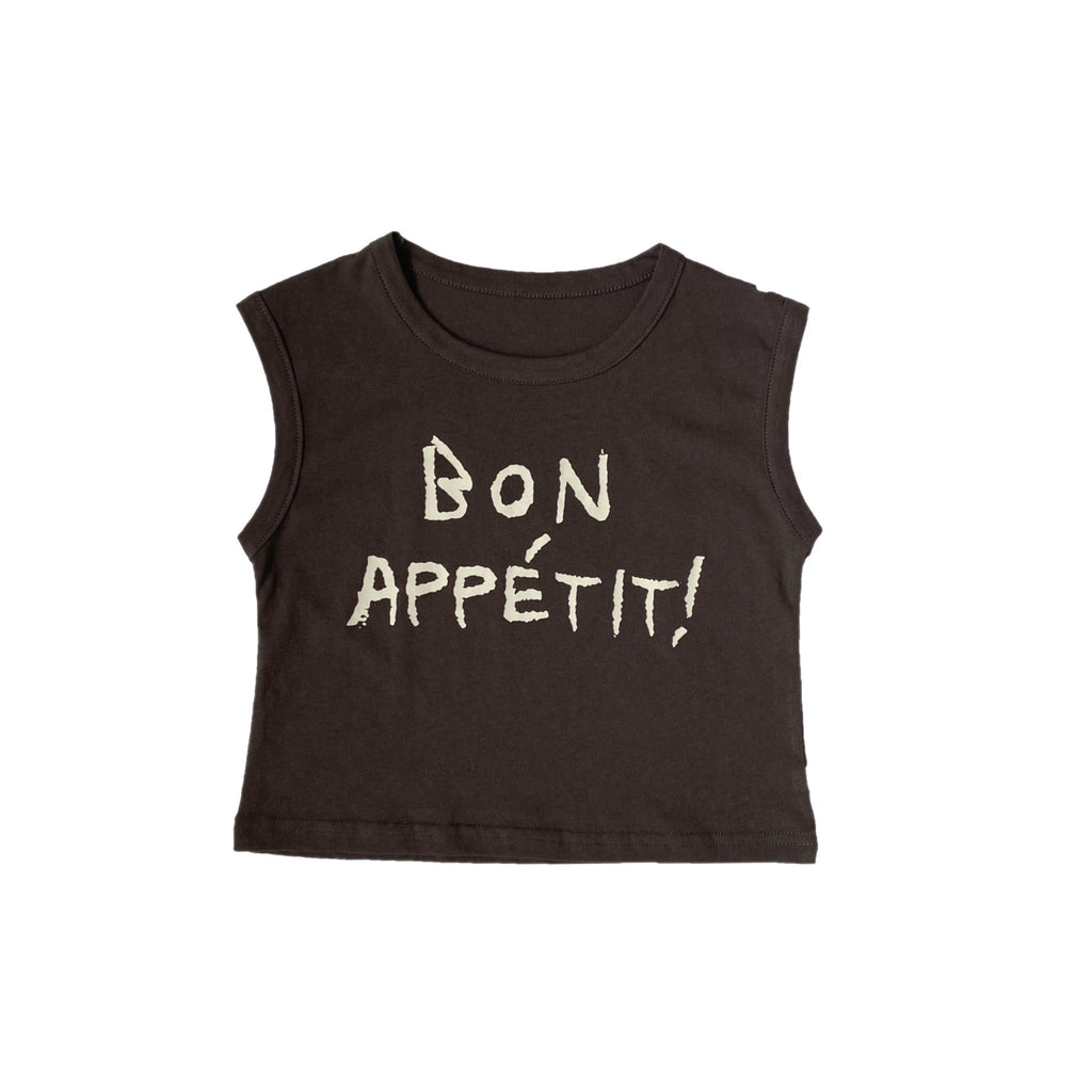 Kids' Letter-Print Sleeveless Vest