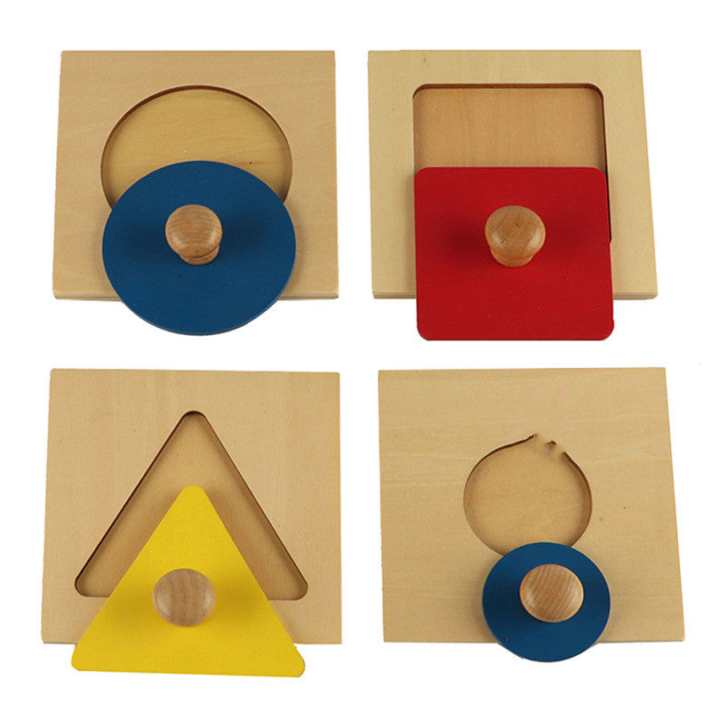 Wooden Geometric Sensory Puzzle
