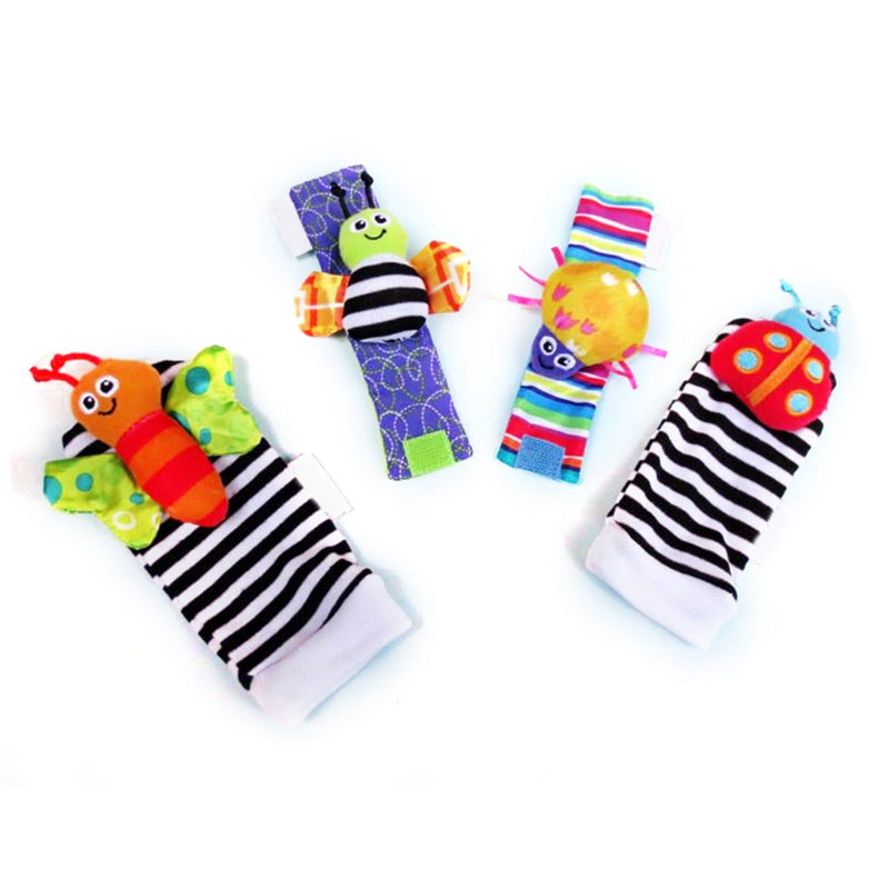 Newborn Wrist & Sock Rattle Set