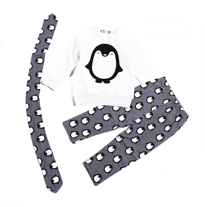 Baby Girl Long-Sleeve Three-Piece Set
