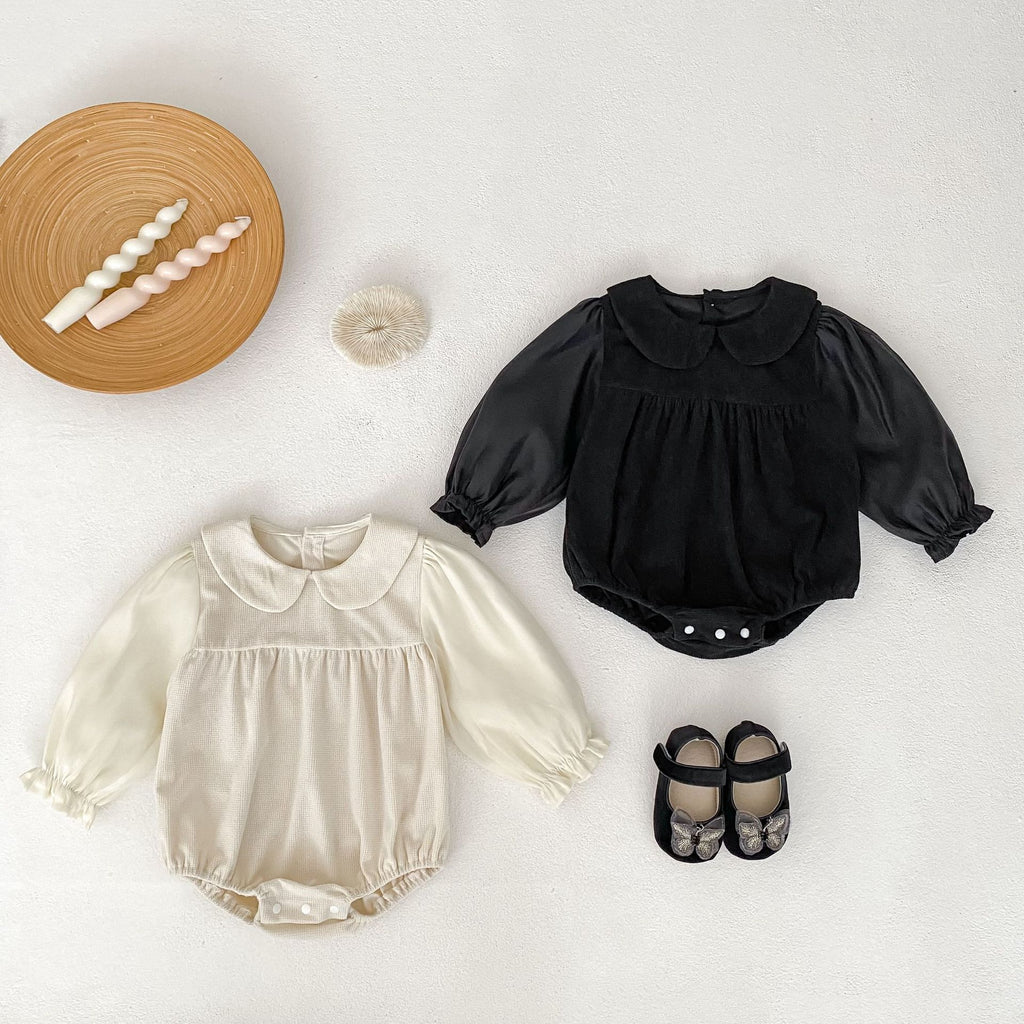 Baby Corduroy Doll-Collar Romper