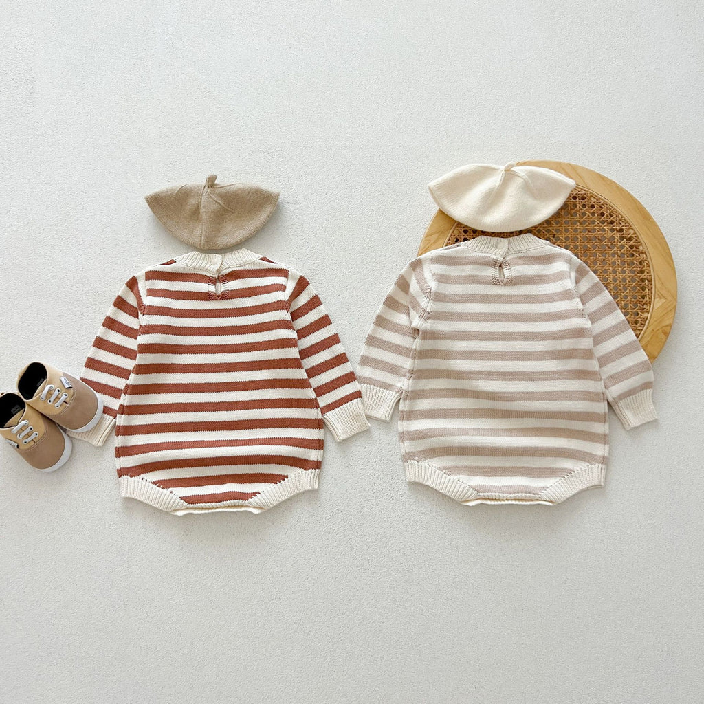 Newborn Striped Cotton Romper