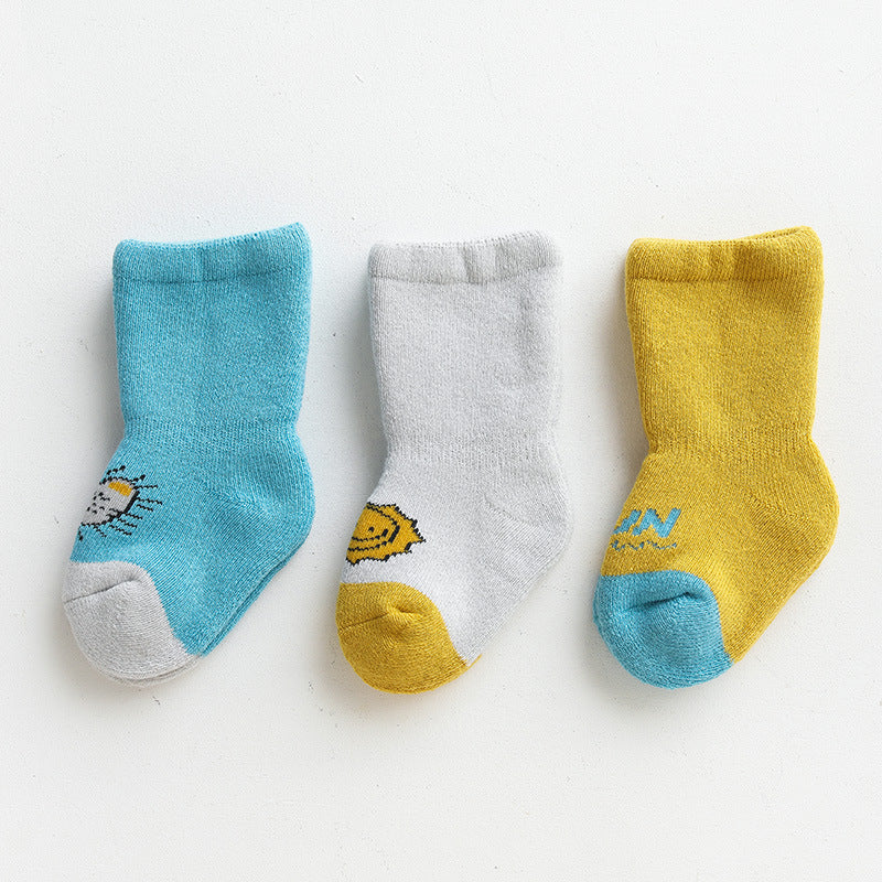 Baby Combed-Cotton Warm Socks
