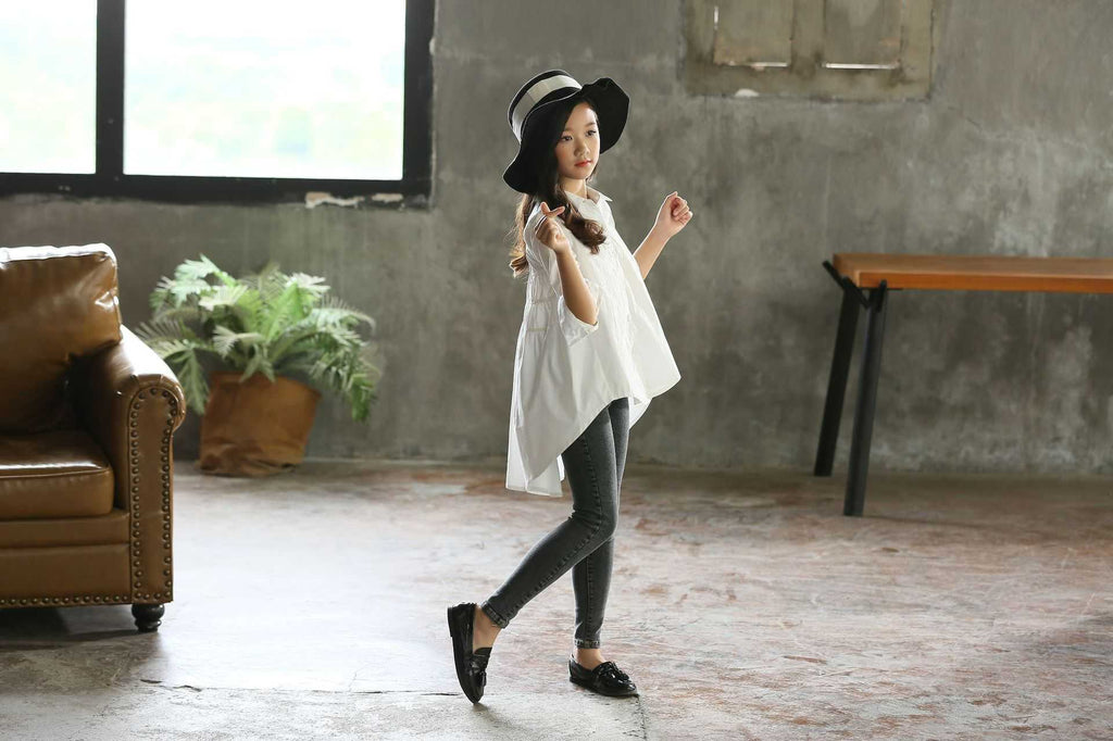 Big Girls' Loose Korean-Style Top