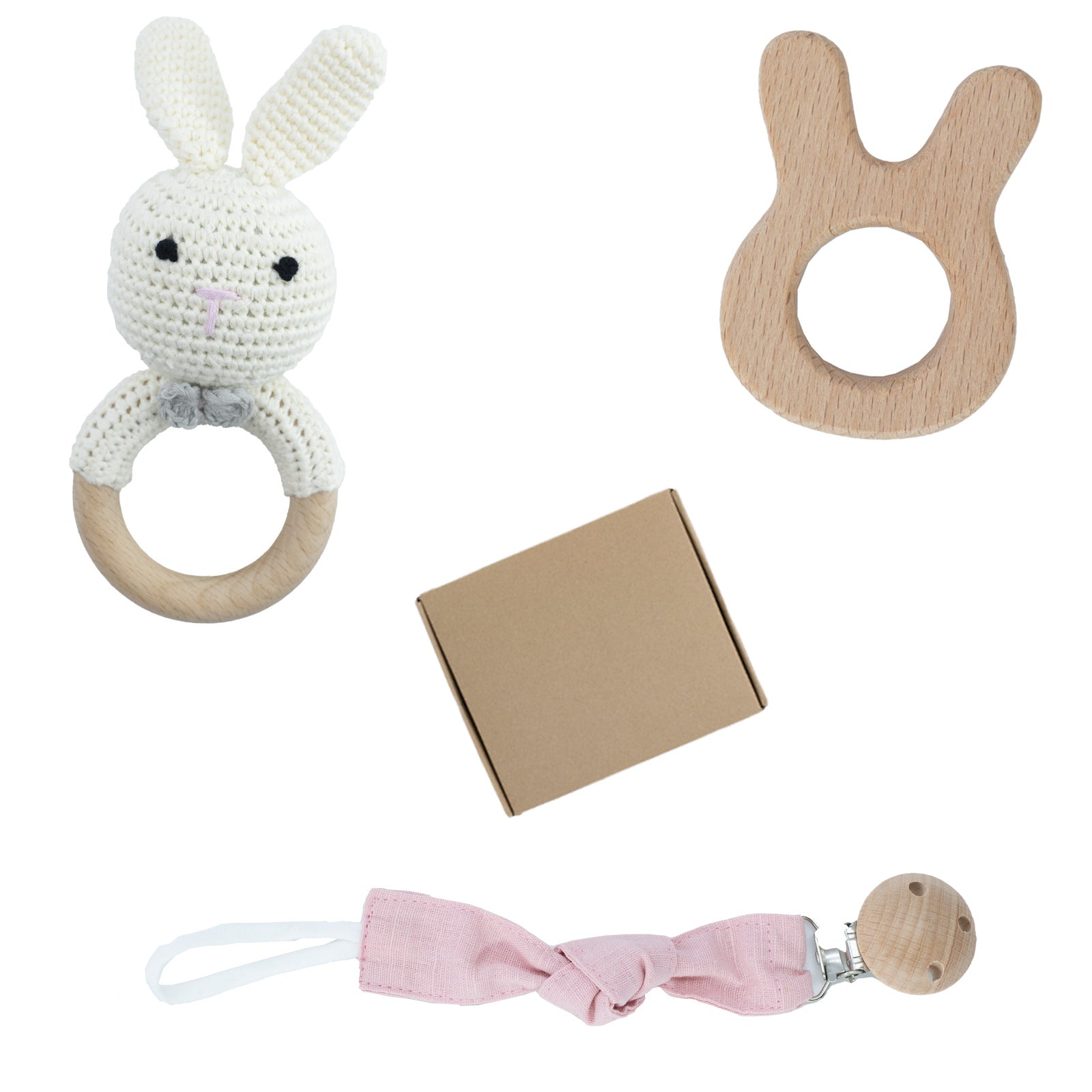 Wooden Teether Gift Box Set