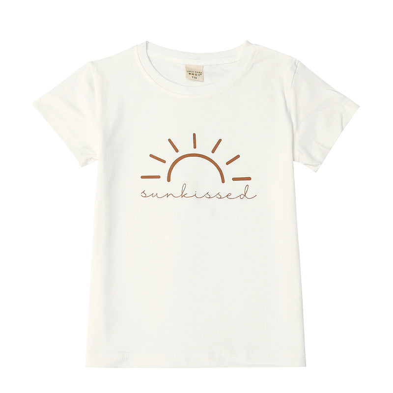 Baby Girl Cotton Cartoon Tee