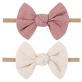 Baby Girl Nylon Bow Headbands
