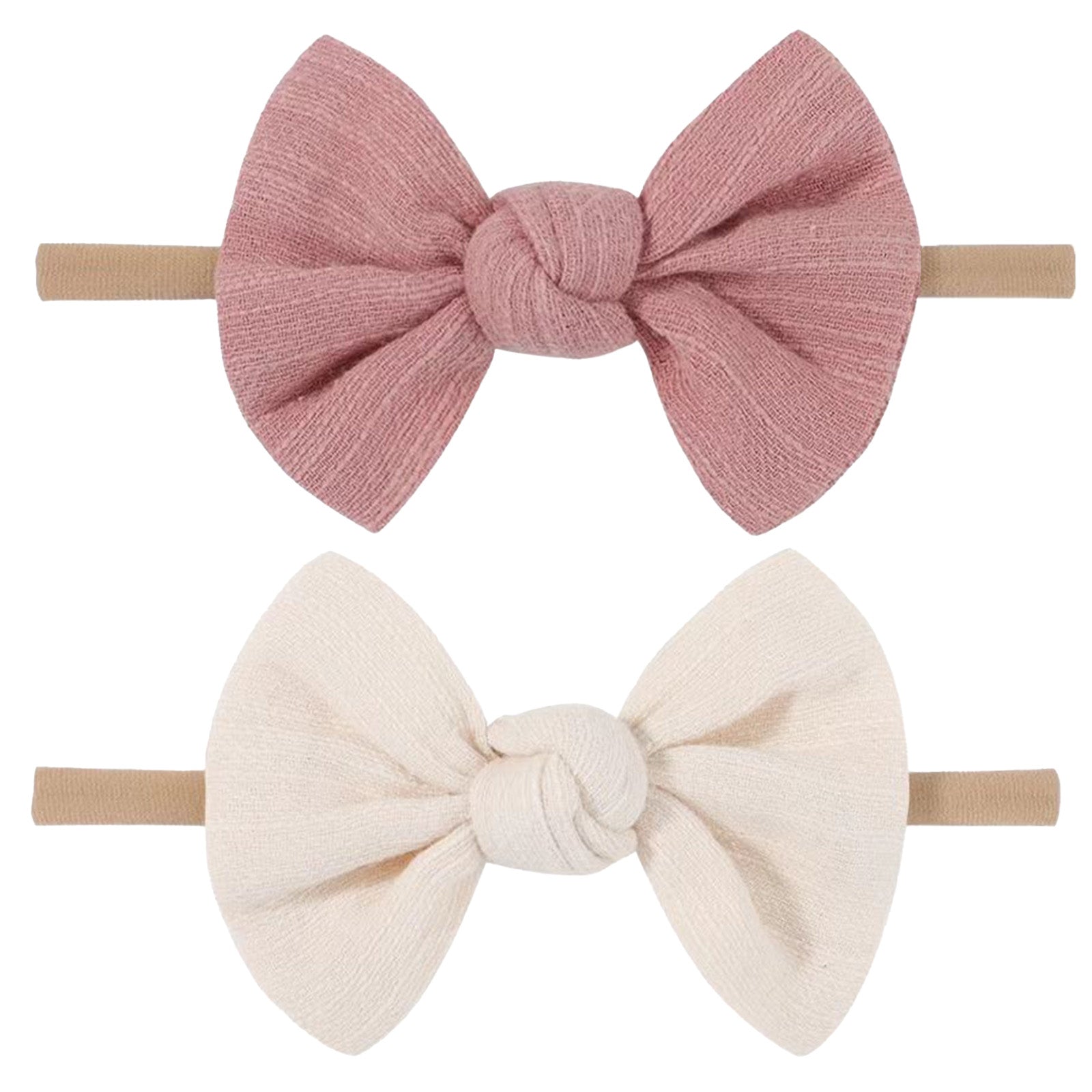 Baby Girl Nylon Bow Headbands