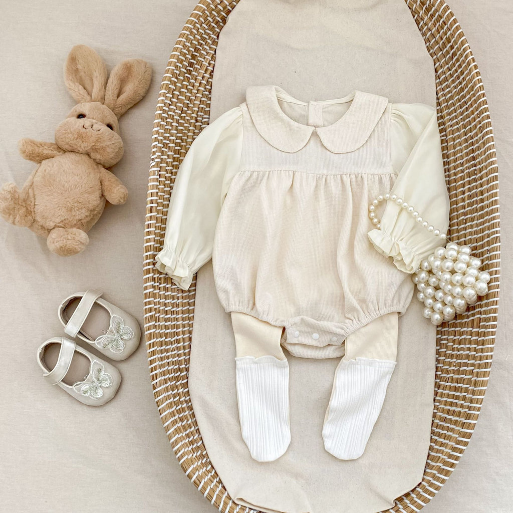 Baby Corduroy Doll-Collar Romper