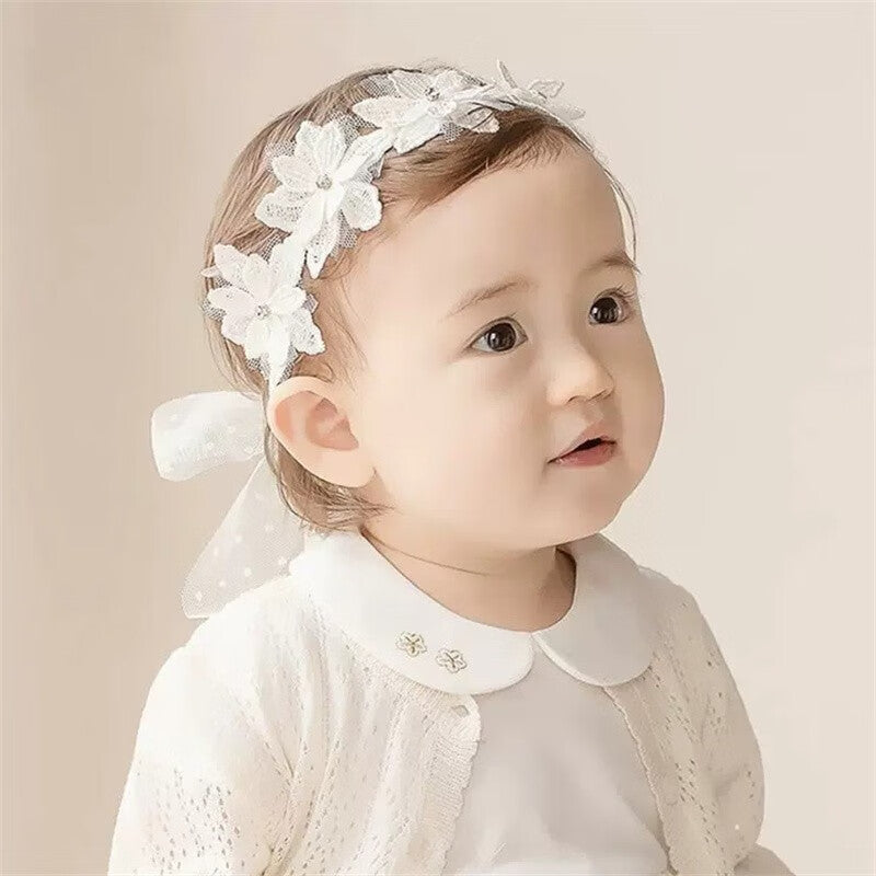Baby Girl Lace Bow Headband